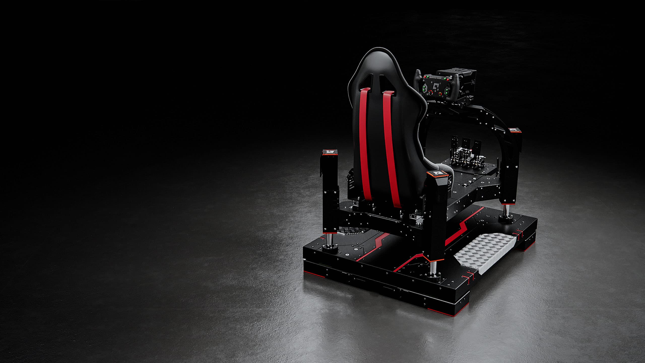 Professional racing simulator custom-built